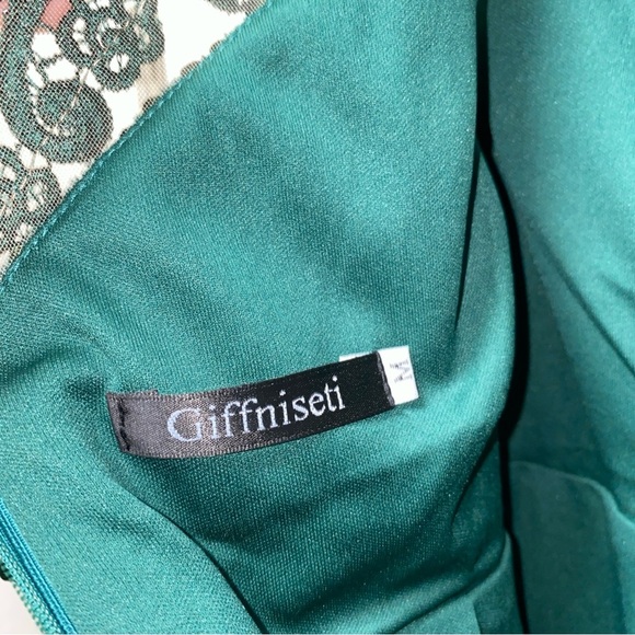 Giffniseti Sequin Mermaid Hem Sequin Prom Dress Evening Gown Green Medium - Picture 10 of 11